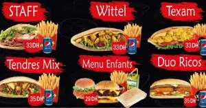 ricos chiken menu restaurant a kenitra 2022 5