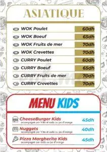 Menu RS Villa - Café Restaurant Meknes January 2025 241017-271700