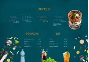 Menu Salmon Sushi Casablanca December 2023 020422-497900