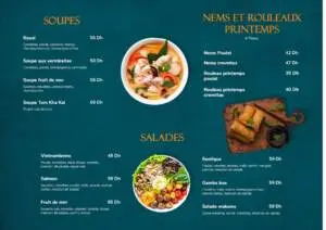 Menu Salmon Sushi Casablanca December 2023 130422-228600