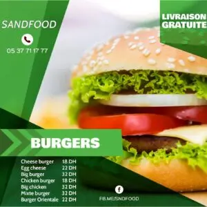 Sand Food Menu1