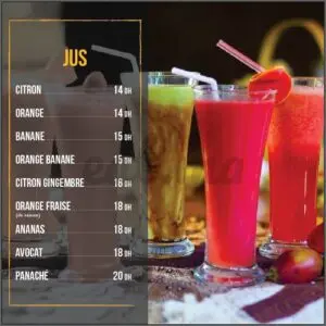 Les menus · 5