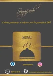 Menu segafredo safi