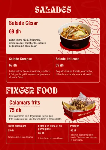 Menu de SEXY PASTA by La Pappardella à Casablanca — page 2