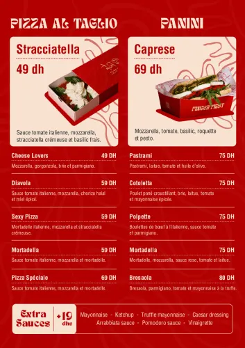 Menu de SEXY PASTA by La Pappardella à Casablanca — page 4