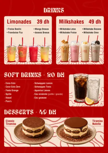 Menu de SEXY PASTA by La Pappardella à Casablanca — page 5