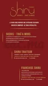 shiru menu restaurant asiatique casablnaca 2022 1