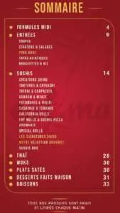 shiru menu restaurant asiatique casablnaca 2022 2