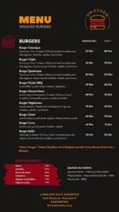 Menu Smashed Factory Marrakech December 2023 160111-007300