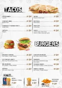 smokeys menu restaurant rabat 2022 3