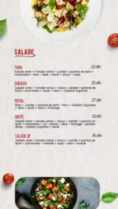Menus · 7