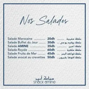 menu snack amine restaurant poisson a casablanca 5