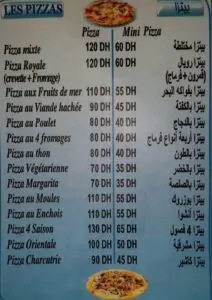 Les menus · 4