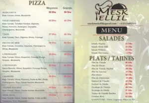 Les menus · 3