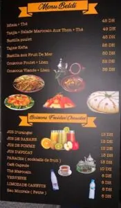 Les menus · 3