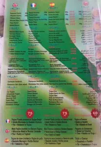 Menu Restaurant Toubkal Marrakech December 2024 354808-946900