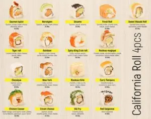 Les menus · 4