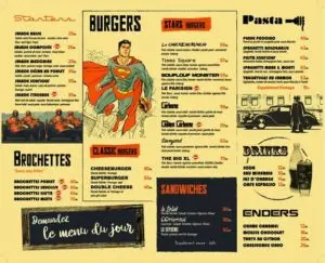 Les menus · 1
