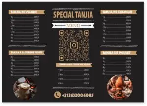 Menu Special Tanjia Marrakech April 2024 520209-570100