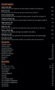 Les menus · 6