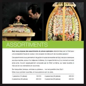 Les menus · 8