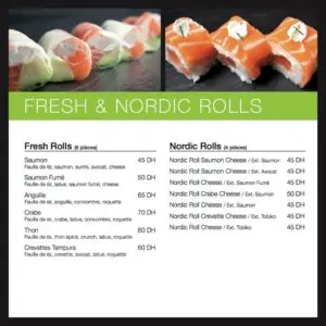 Les menus · 4