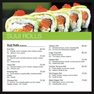 Les menus · 19