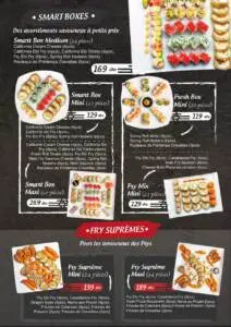 Menu Sumo sushi Casablanca March 2024 552409-490800