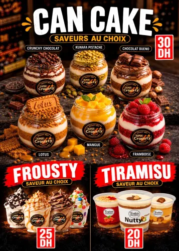 Menu de Super Crousty® à Ville à vérifier