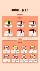 Menu Sushi Hiro Casablanca August 2025 494911-999600