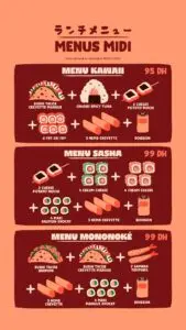 Menu Sushi Hiro Casablanca August 2025 504911-926500