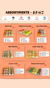 Menu Sushi Hiro Casablanca August 2025 514911-346800