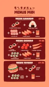 Menu Sushi Hiro Casablanca August 2025 514911-060600