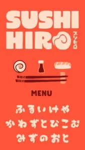 Menu Sushi Hiro Casablanca August 2025 504911-679600
