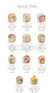 Menu Sushi House  September 2023 483423-382700