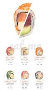 Menu Sushi House  September 2023 483423-717300