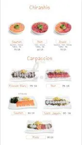 Menu Sushi House  September 2023 543423-243600
