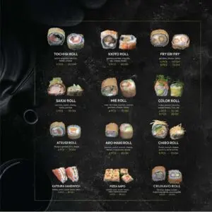 menu sushi store marrakech 11