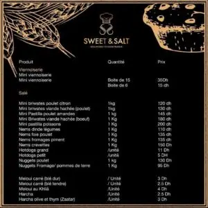 sweet and salt
