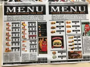 menu tacos box meknes