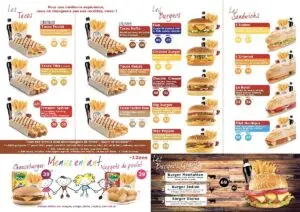 Les menus · 1