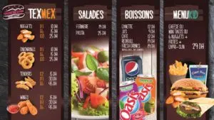 Les menus · 1