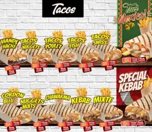 Tacos de Mexico Rabat Menu Restaurant