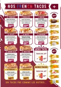 Tacos de Paris Rabat Menu Restaurant 6