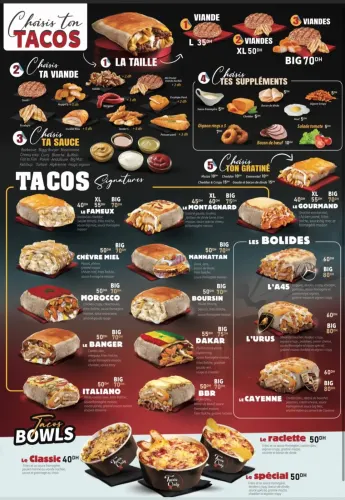 Menu de Tacos Only