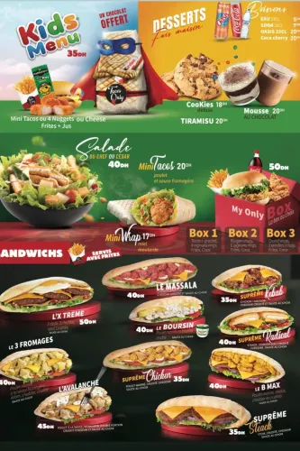 Menu de Tacos Only