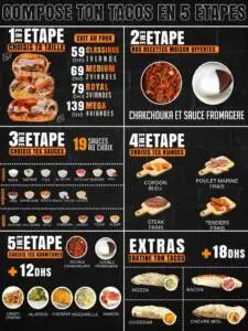 Menu Tacos World Casablanca December 2023 570322-130700