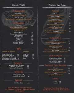 Les menus · 3