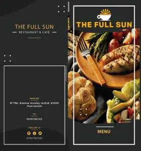 Menu The full Sun Ouarzazate July 2023 145908-148600