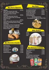 menu the only place casablanca 2